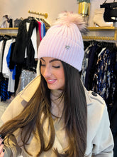 The Libby - Shimmer Thread Pom Pom Hat